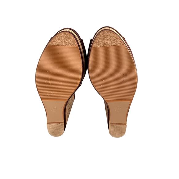 Joy in Love Brown Wedge Heels - Women’s Size 9 - Picture 4 of 4